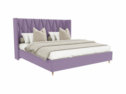 Кровать Beautyson Rebecca велюр Formula 890 сиреневый 253