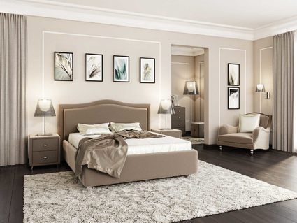 Кровать Nuvola Vicensa Style Bravo cream 160х200