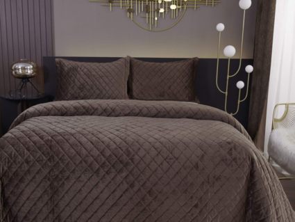 Покрывало Софи де Марко Натаниэль (шоколад) 240х260