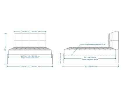 Кровать Lonax Алегра велюр Dolly-3 (с подъемным механизмом) 120х190