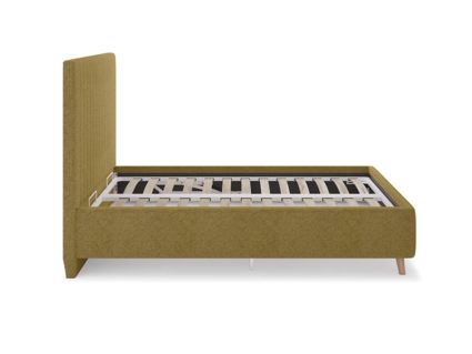 Кровать Сонум Amanda Рогожка Деним (с подъемным механизмом) 80х190