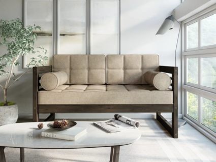 Диван Арско Сега Мини двухместный бежевый Длина 136 см