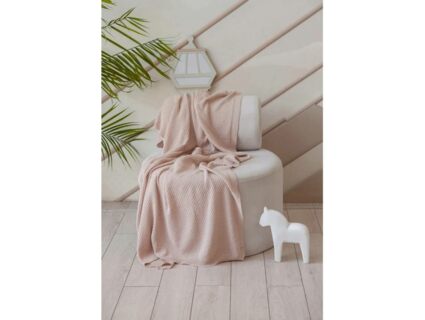 Плед Luxberry POPCORN телесный 100х150