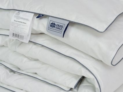 Одеяло German Grass Gray Familie Down всесезонное 160х220