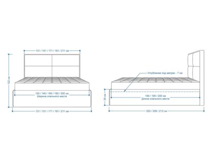 Кровать Lonax Марселла велюр Dolly-3 160х190