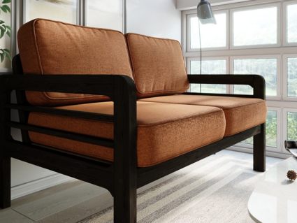 Диван Арско Бергер Мини двухместный оранжевый