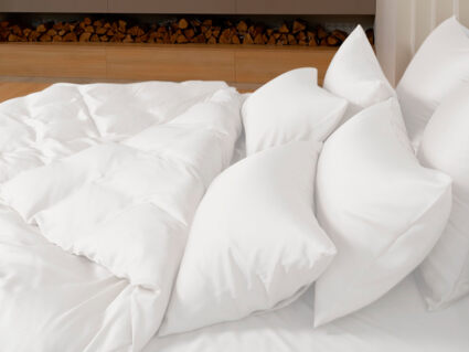 Простыня German Grass Arctic White Brilliant Grass на резинке 200х200