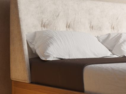 Кровать DreamLine Лацио 4 бук Натуральный/бежевый 160х190