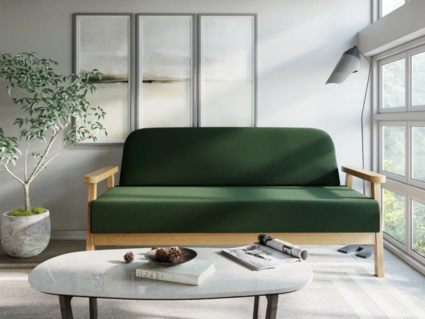 Диван Арско Флори Мини двухместный зеленый Длина 157 см
