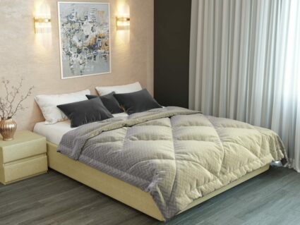 Кровать Димакс Риос с основанием 140х200 Velutto 52 уцененная 140х200