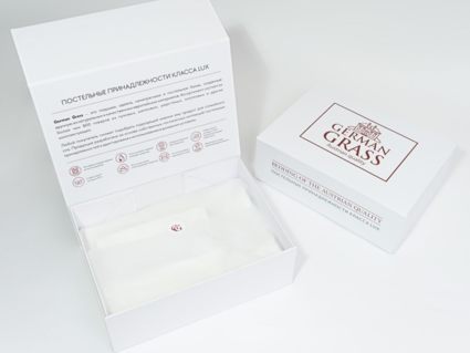 Комплект постельного белья German Grass Creamy White Grass Евро