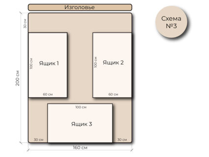 Кровать Mr.Mattress Site Box велюр Grey 80х195