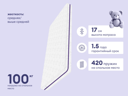 Матрас Базилик Бэби Фан 80х190