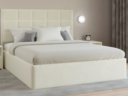 Кровать Lonax Адель велюр Dolly-13 (с основанием) 160х200