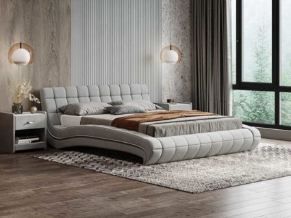 Кровать Сонум Milano Кашемир Латте 140х200