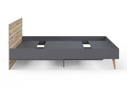 Кровать Сонум Ines Ясень ориноко + графит 90х200