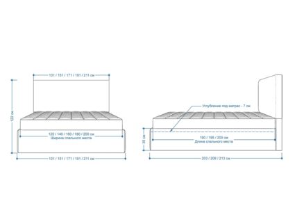 Кровать Lonax Фелиса велюр Dolly-13 (с основанием) 200х200