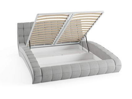 Кровать Сонум Milano Кашемир Бежевый (с подъемным механизмом) 180х190