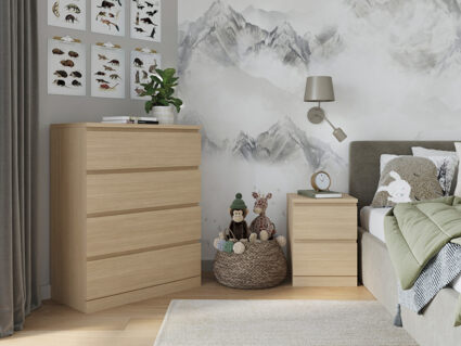 Тумба Гуд Лакк Варма 2 беленый дуб 40х54