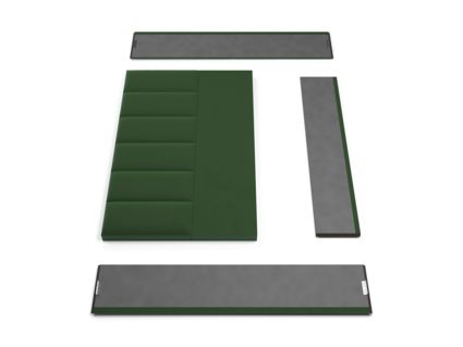 Кровать Lonax Милана велюр Dolly-17 (с основанием) 200х200