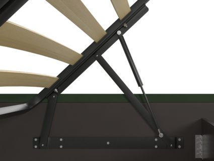 Кровать Lonax Милана велюр Dolly-3 (с подъемным механизмом) 200х190