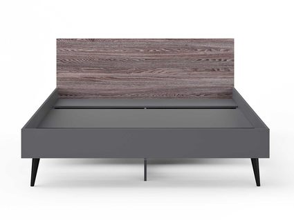 Кровать Сонум Ines Ясень анкор + серый 180х190