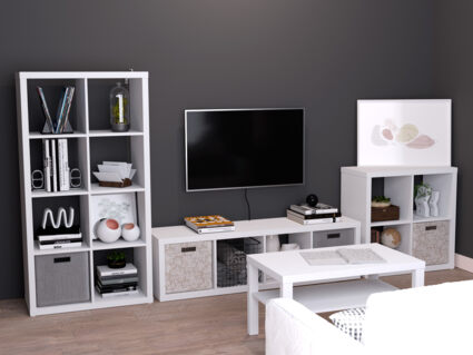 Стеллаж Гуд Лакк Фора 4 белый 38х76