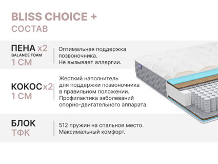 Матрас Димакс Bliss Choice + 100х200