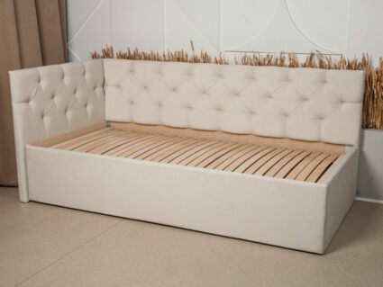 Кровать Димакс Бриони с подъемным механизмом 120x200 Велюр Velutto 33 уцененная 120х200