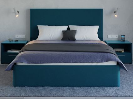 Кровать Lonax Фелиса велюр Dolly-13 (с основанием) 200х200