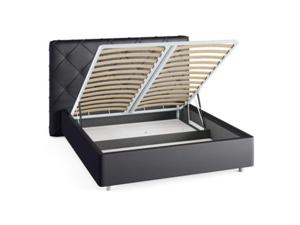 Кровать Сонум Manhattan Кашемир Светло-серый (с подъемным механизмом) 160х200