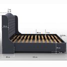 Кровать Sleeptek Premier 5 Велюр 15 (с подъемным механизмом) 120х190