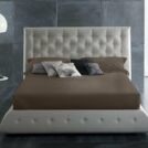 Простыня Primavelle на резинке Satin Luxe (какао) 160х200