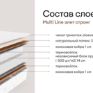 Матрас Мистер Слип Multi Line элит стронг 70х120