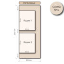 Кровать Mr.Mattress Site Box экокожа Brown 140х190