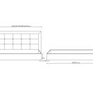 Кровать Димакс Норма + Сапфир с подъемным механизмом 120х200
