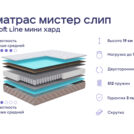Кровать Димакс Джеффер с п/м + матрас Мистер Слип Soft Line мини хард 140х200