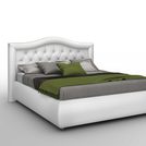 Кровать Sleeptek Premier 6 Экокожа White (с подъемным механизмом) 120х200