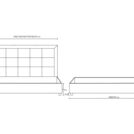 Кровать Димакс Испаньола Агат с подъемным механизмом 140х190